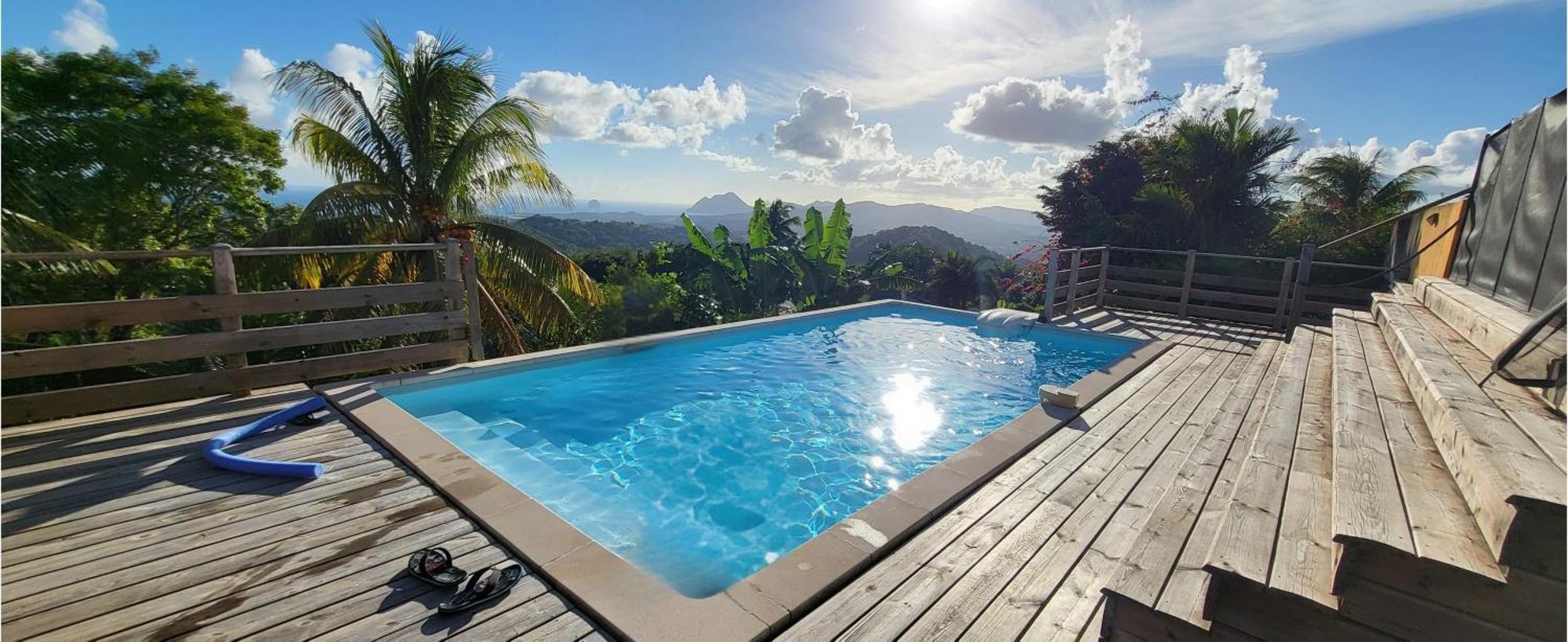 Villa Cosaroe 6-14 Pers Piscine Et Superbe Vue Mer Panoramique Riviere-Salee Exterior photo
